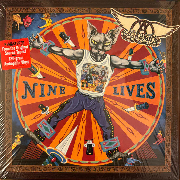 Capa do álbum Nine Lives do artista Aerosmith