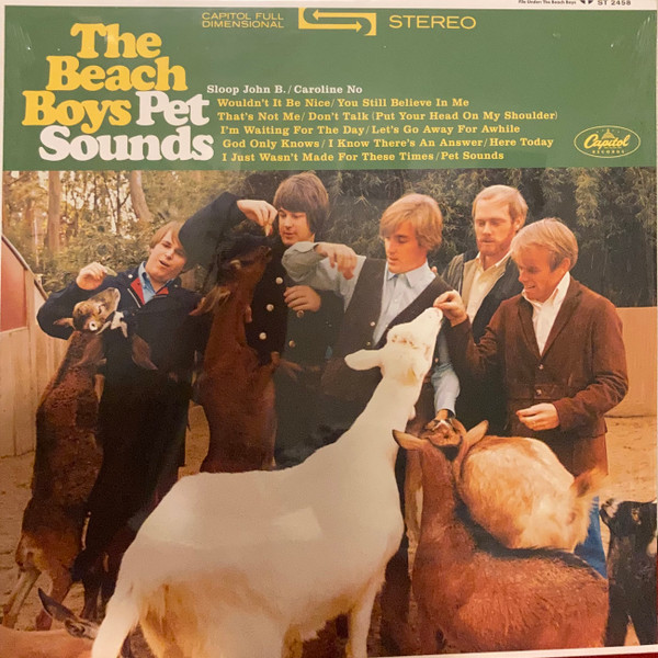 Capa do álbum Pet Sounds do artista The Beach Boys
