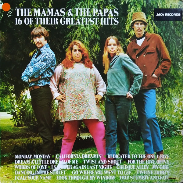 Capa do álbum 16 Of Their Greatest Hits do artista The Mamas & The Papas